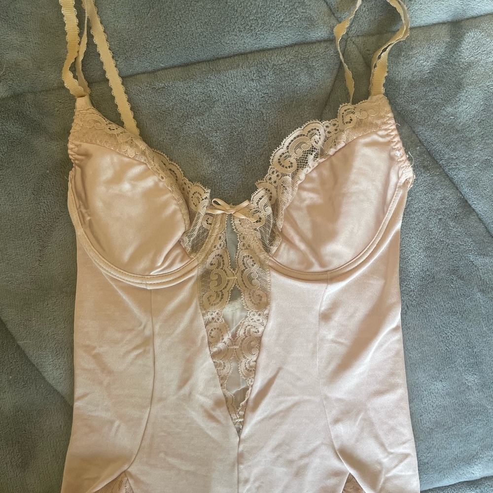 Champagne corset/lingerie top